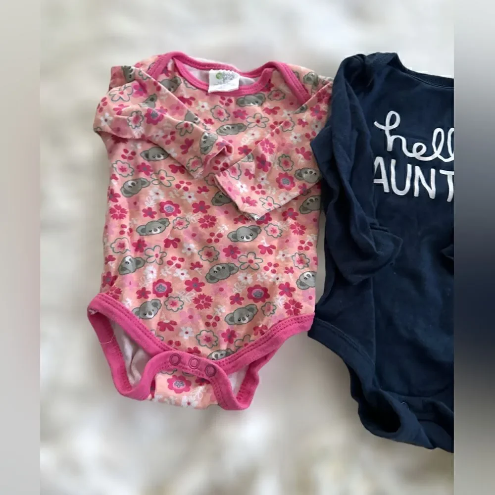 Baby Bundle Set of baby Girl 3 Month One-pieces Bodysuits Jumper  Short  Long Sl